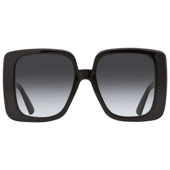 FX00977B Gucci Grey Square Ladies Sunglasses GG1314S 001 55 GG1314S 001 55 - Picture 1 of 6